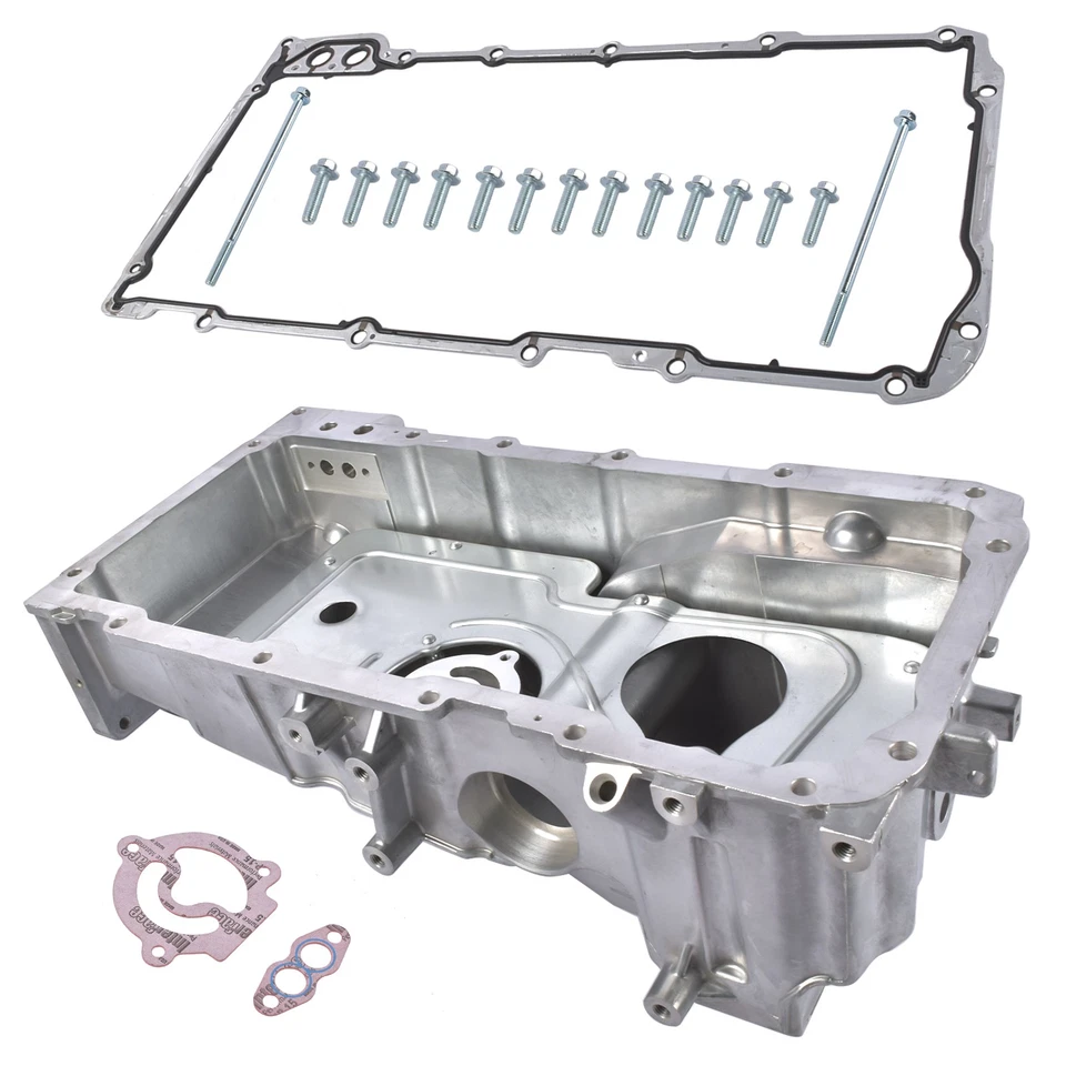 cárter de aceite para Chevrolet SSR Trailblazer 2003-2009 Buick Rainier 2004-2007 12663909 Foto 4 de 4