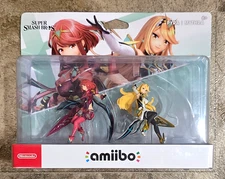Xenoblade Pyra & Mythra 2-Pack Amiibo Super Smash Bros. Series Nintendo NEW