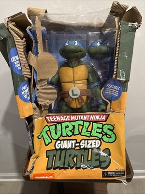 NECA TMNT Giant Size Leonardo 1/4 Scale 15  Figure 1987 **Read Description**
