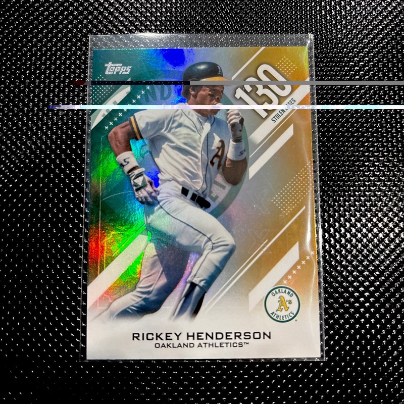 2026 Topps Series 2 Rickey Henderson Crooked Numbers CN2 Athletics