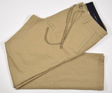 NWOT Mens Roark Pants 95 32 khaki straight leg drawstring