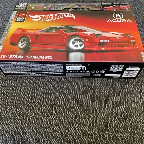 Mattel Brick Shop Hot Wheels ’90 Acura NSX Honda Elite new in hand - Picture 8 of 9