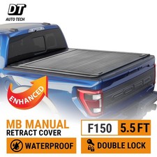 SYNETICUSA Enhanced MB Retractable Truck Hard Cover F-150 2004-2026 5.5ft Bed