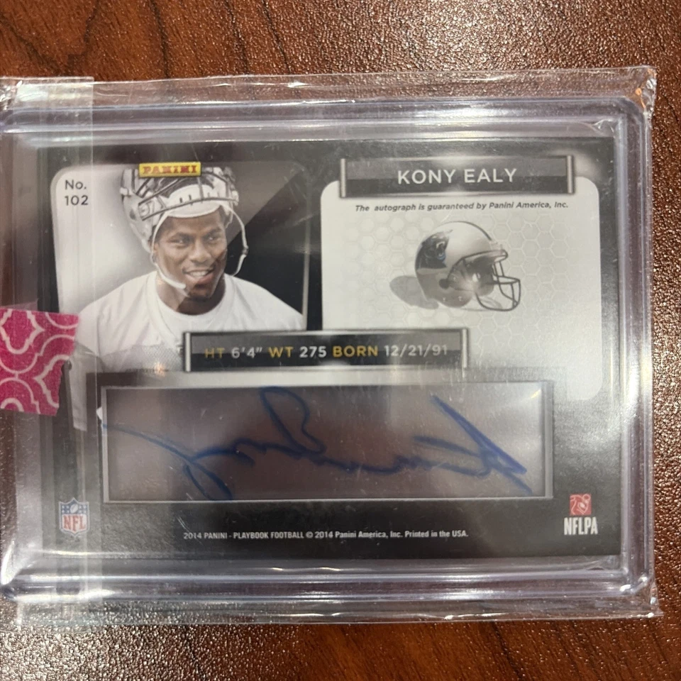2014 Panini Playbook - Rookie Signatures Kony Ealy #102 Silver /99 (AU, RC) - Image 4 of 4