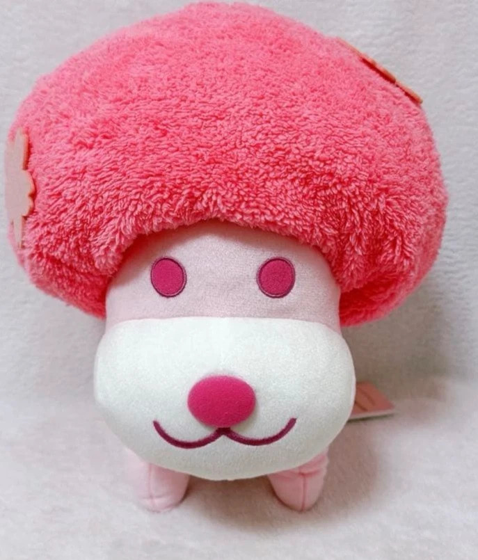 Afro Ken Dog Sakura XL Plush BIG Doll 36cm Pink Color San-X 2026