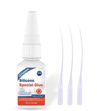 30g Clear Silicone Super Glue - Instant, Waterproof, Heat-Resistant, Flexible A