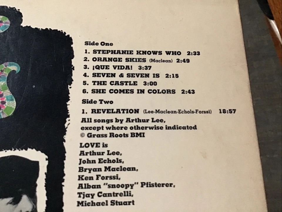 LOVE DA CAPO 1966 LP ELEKTRA PRINT VINTAGE VINYL 7TRX Foto 3 de 4