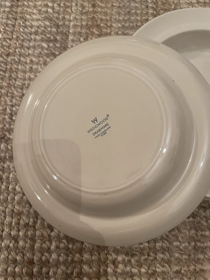 Wedgwood DRABWARE Rimmed Soup Bowl 8.75” Barely Used - Image 3 of 3