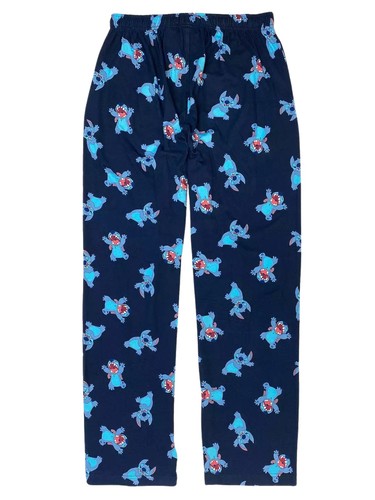 Men's Disney Lilo & Stitch Pajama Pants Sleepwear Loungewear Blue All-Over Print - Picture 4 of 5