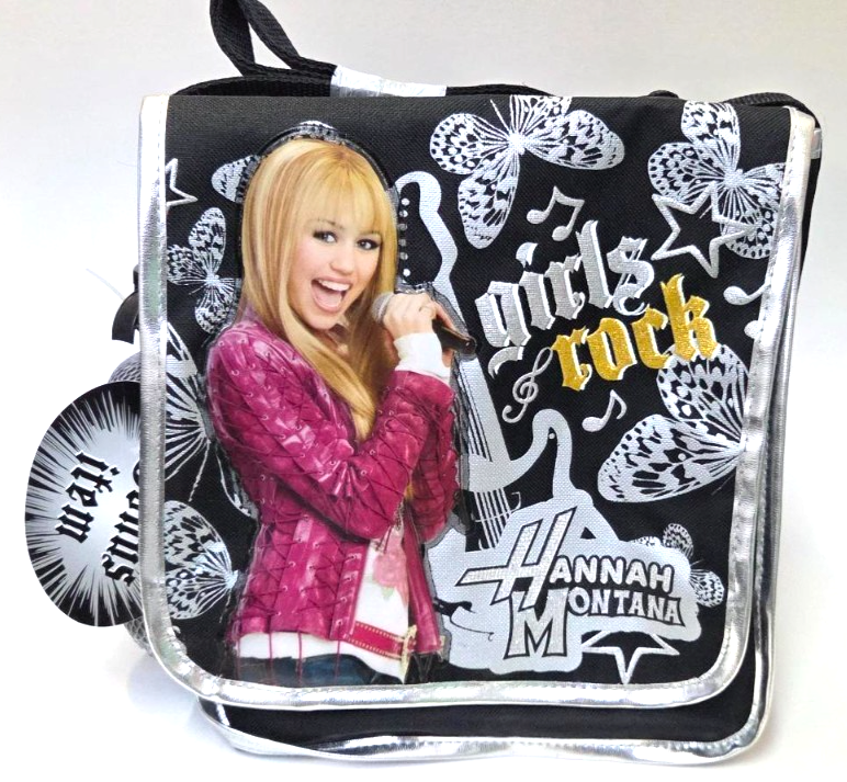 Hannah Montana Girls Rock Book Bag w/ bonus Water Bottle, SO CUTE