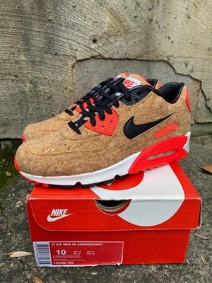Women s Nike Air Max 90 Anniversary  Cork  Infrared White Black size 10W 10