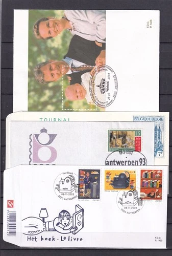 [G191156] Belgium Nice Lot FDC First Day Cover UNG