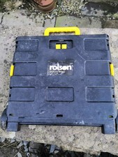 Rolson Folding Boot Cart 25kg Weight Capacity Tools DIY Workshop Storage crate 