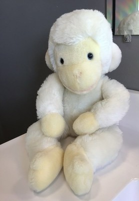 Eden Toys Monkey Moving Head Musical Wind Up Plush Song Born Free Rare Vintage
