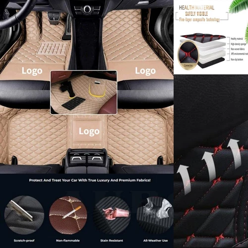 For Mini Car Floor Mats Luxury Carpets Auto Liners Waterproof All Models Pockets - Picture 3 of 37