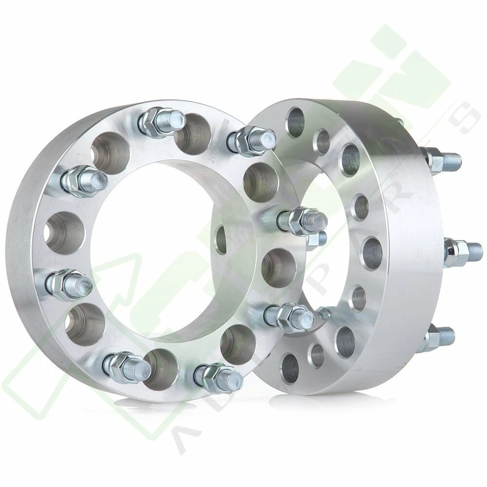 4P Wheel Spacers 8x6.5 to 8x180 2" Adapter For 1999-2004 Chevy Silverado 2500 - Image 4 of 4