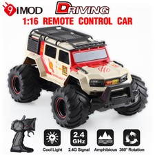 1/16 RC Amphibious Stunt Vehicle 2.4G 4WD Police Car Waterproof Climbing Light