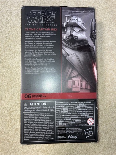 Star Wars Black Series CAPTAIN REX MIB 6" Figure IN HAND Clone Wars - Picture 2 of 2