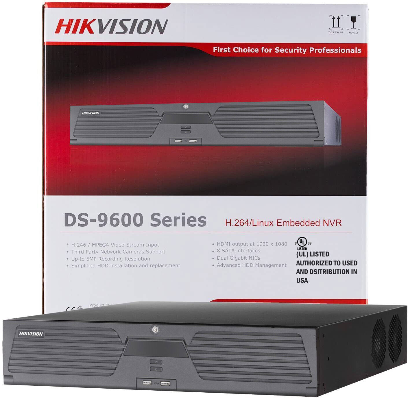 Hikvision 32CH 8K NVR DS-9632NI-M8 32MP NVR SATA 128TB Deep