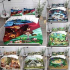 Amphibia Anne Sprig 3D Bettwäsche Set Kissenbezug Pillowcase Quilt Single Double