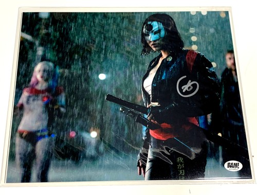 BOÎTE BAM KAREN FUKUHARA SIGNÉE À LA MAIN 8X10 DC SUICIDE SQUAD 8X10 AVEC COA