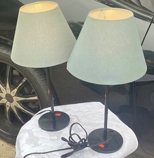Vintage Lamp for Living Room Set of 2,Rustic Retro Bedside Nightstand Lamps w...