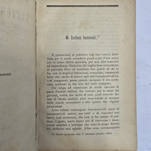 1893 Italian Literature Book by Alessandro Fabre Featuring Dante and Petrarch. - Picture 15 of 24