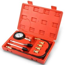 Tester Compressione Manometro Tester Kit Motore Manometro Benzina con Adattatore