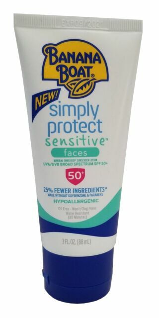 banana boat sensitive