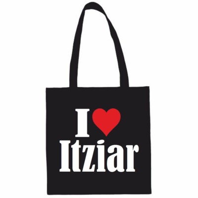 Tasche Beutel Baumwolltasche I Love Itziar Geburtstag Geschenk Valentinstag Oste