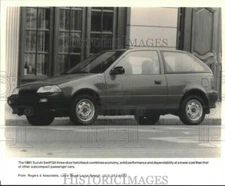 1990 Press Photo 1991 Suzuki Swift GA three-door hatchback - tua53935