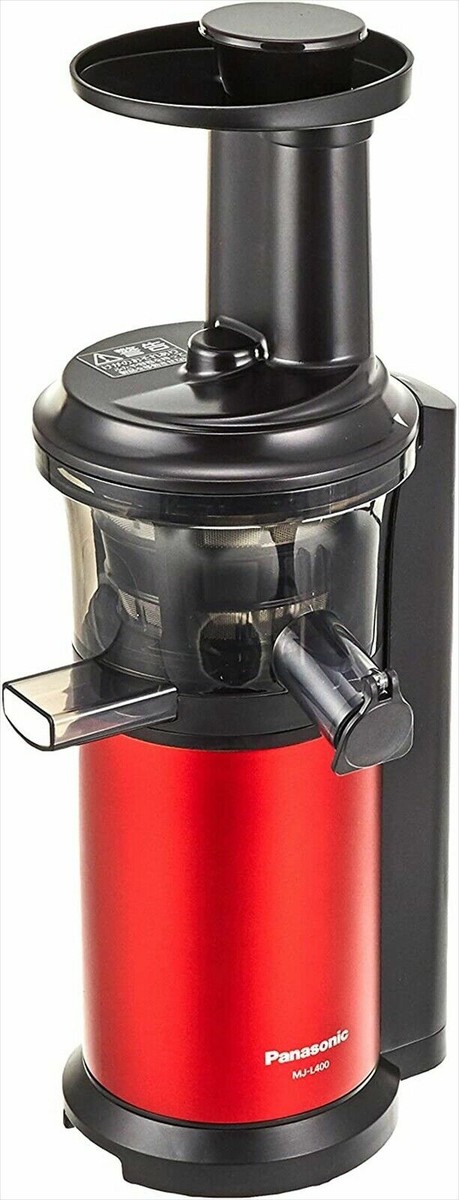 Panasonic MJ-L400-R ビタミンサーバー PANASONIC MJ-L400-R Slow Juicer Vitamin Server Metallic Red