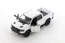 5" Die-cast: 2019 RAM 1500 Pickup Truck (White) 1/46 Scale Diecast Model car 