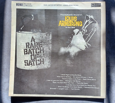 Louis Armstrong And His Orchestra - A Rare Batch Of Satch (VINYL)  - EX/EX