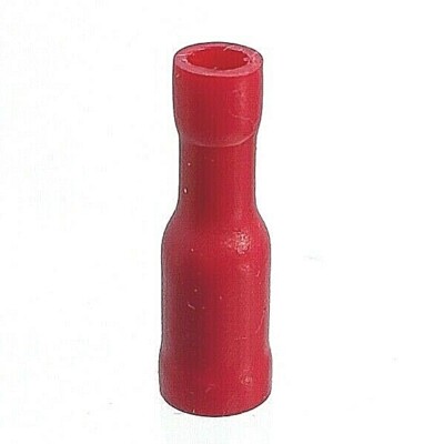 25x Kabelhülsen Hülsen Stecker Crimp Rund Kupplung isoliert bis 1mm² FRD1.25-156