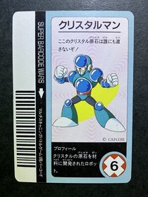 Crystal Man Rockman Series Cards TCG Japanese Game Famicom CAPCOM #11 [AB]