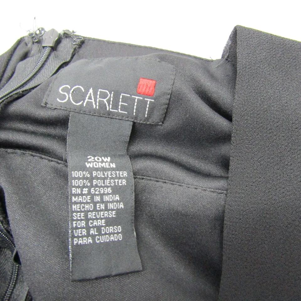 Vestido Scarlett Mujer 20W Negro Bodydoll Foto 4 de 4
