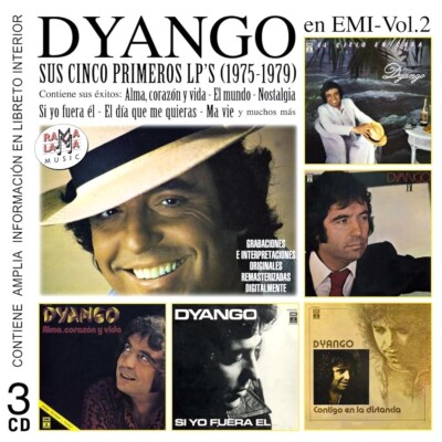Dyango: Sus Cinco Primeros Lp's (1975-79) ''Ama Corazón y Vida'' 3CD-New $59.99