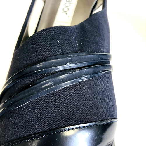 Womens Gabor Heel Shoes Leather Suede Black 5.5UK Preowned Good Condition - Picture 6 of 9