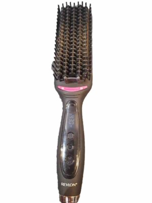 REVLON Salon One-Step Straight & Shine Heated Brush Hair Hairbrush