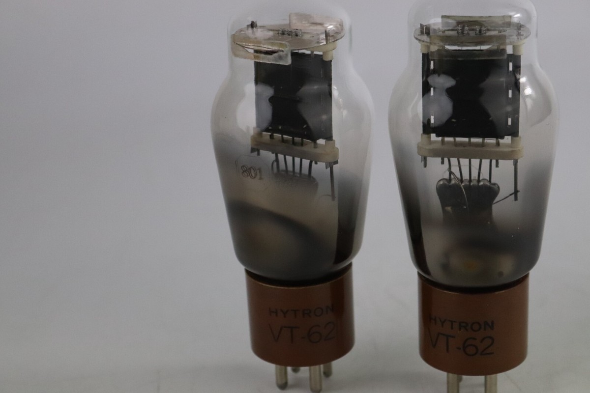 HYTRON VT-62 801-A Vacuum tube pair In Excellent Working HYTRON VT-62 801-A Vacuum tube pair In Excellent Working