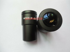 A PAIR OF WF 30X/9 EYEPIECE FOR NIKON OLYMPUS LEICA STEREO MICROSCOPE 30mm