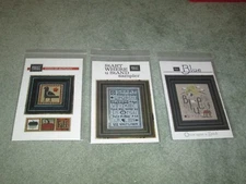 NEW OOP BENT CREEK CROSS STITCH CHART PACK WITH BUTTON - YOU CHOOSE: 