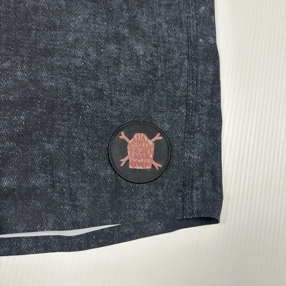 Globe Nuevo con Etiquetas Evil Paradise Boardshort Talla 36 Gris Ropa de Surf Pantalones Cortos de Natación Elastizados Foto 4 de 4