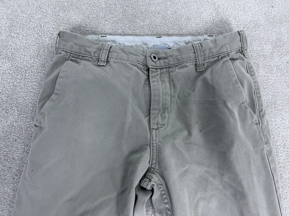 DC Pants Boys 11 Beige Chino Khaki Cotton Straight Skate Skater Youth 28 X 30 - Imagem 2 de 4