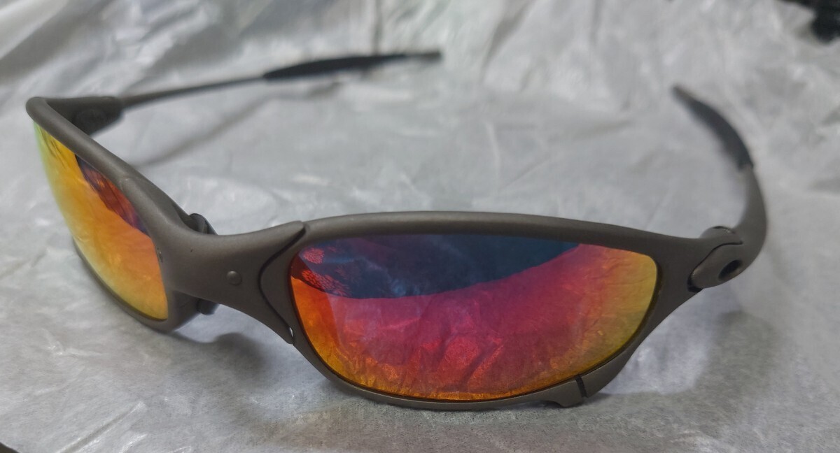OAKLEY JULIET X-L 初期モデル 箱付き Oakley Custom Juliet X-Metal Silver Sunglasses with Box