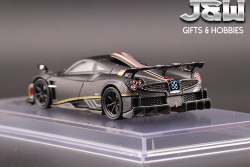 CM Model Pagani Imola Full Dry Carbon Black with Gold Trim 1/64 - Picture 9 of 9