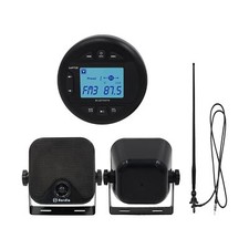 Herdio Marine Radio Package- IPX6 Receiver Compatible with Bluetooth, 1 Pair ...