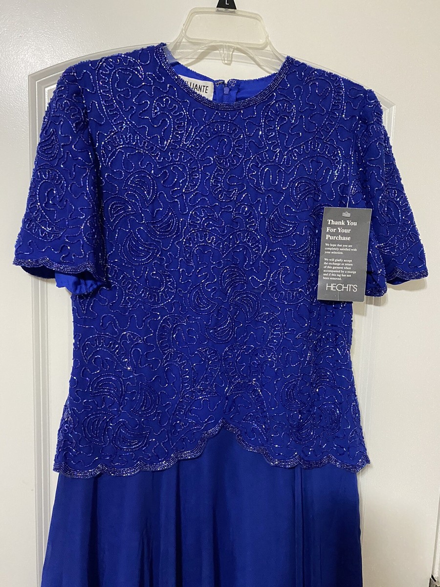 BRILLIANTE by J.A. Sequin Beaded Royal Blue Formal Dress Size Small New | eBay BRILLIANTE by J.A. Sequin Beaded Royal Blue Formal Dress Size Small New | eBay