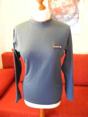 MILLET Langarmshirt Funktionsshirt atmungsaktiv S 36 blau Sport Outdoor Wandern